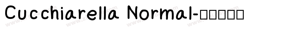 Cucchiarella Normal字体转换